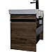 Тумба с раковиной Comforty Соло 70 00-00010978 подвесная Дуб темно-коричневый