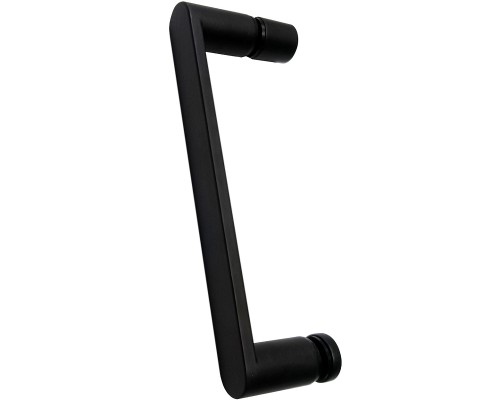 Душевой уголок Abber Sonnenstrand 100x75 профиль Черный стекло прозрачное