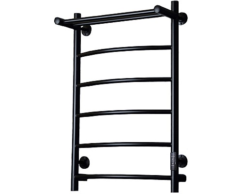 Электрический полотенцесушитель Тругор ПЭК 5П СП 80x50 с полкой Черный
