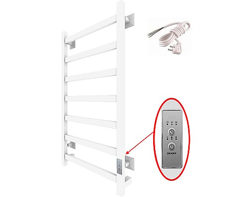 Электрический полотенцесушитель Тругор ПЭК 20кв СП 80x40 Белый