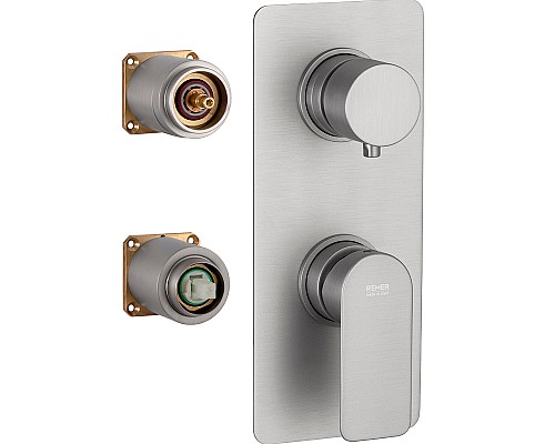 Смеситель для душа Remer Infinity I93KBNPO Никель матовый брашированный