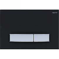 Клавиша смыва Aquatek Slim KDI-0000031 Черная матовая Хром