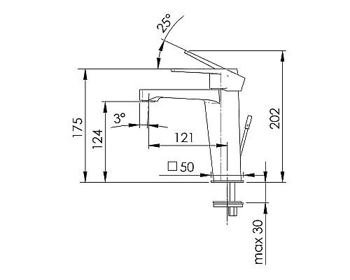 Смеситель для раковины Remer Dream D11 Хром