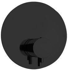 Смеситель для душа Remer Minimal Thermo с термостатом Черный матовый