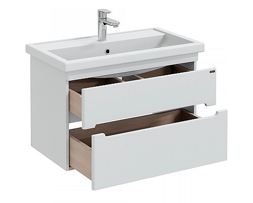 Тумба под раковину СанТа Лондон 80 224037 подвесная Белая