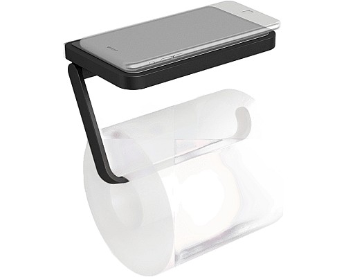 Держатель туалетной бумаги Langberger 35041D-BP Черный матовый