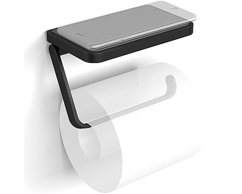Держатель туалетной бумаги Langberger 35041D-BP Черный матовый