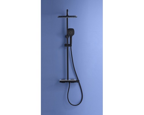 Душевая система Black&White Universe UK5010B 5010ВUK Черная матовая