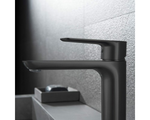 Смеситель для раковины Black&White Universe UK8302B 8302BUK Черный матовый