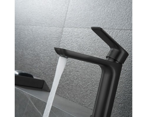 Смеситель для раковины Black&White Universe UK8302B 8302BUK Черный матовый