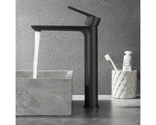 Смеситель для раковины Black&White Universe UK8302B 8302BUK Черный матовый