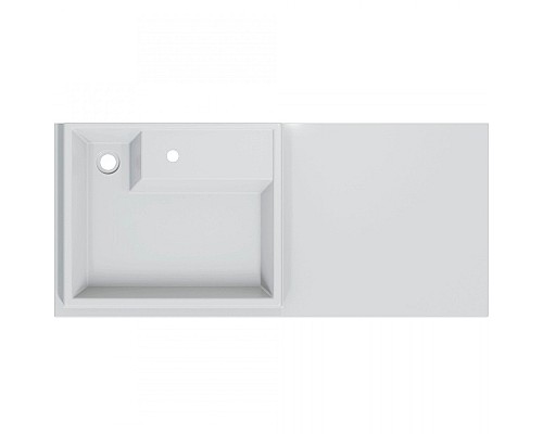 Раковина СанТа Юпитер 110 L 900131 на стиральную машину Белая