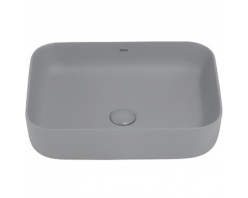Раковина-чаша Abber Rechteck 50 AC2202MG Серая матовая