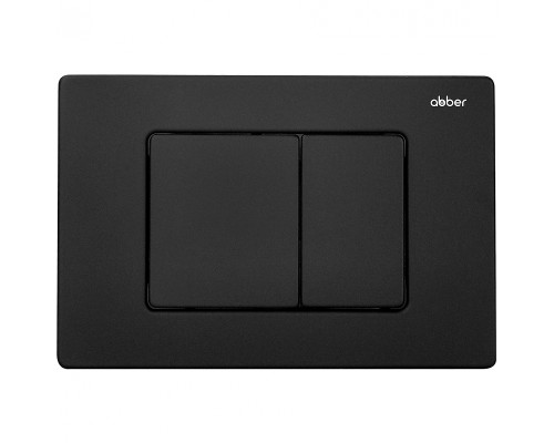 Клавиша смыва Abber AC0120MB Черная матовая