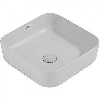 Раковина-чаша Abber Rechteck 39 AC2211MLG Светло-серая матовая