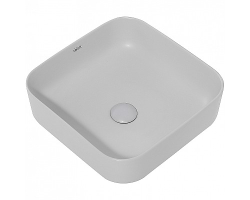 Раковина-чаша Abber Rechteck 39 AC2211MLG Светло-серая матовая
