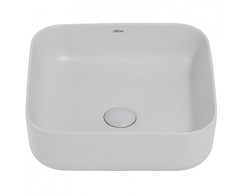 Раковина-чаша Abber Rechteck 39 AC2211MLG Светло-серая матовая
