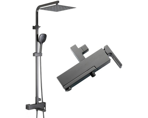 Душевая система Gappo G17-9 G2417-9 Оружейная сталь