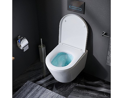 Унитаз AM.PM Sense FlashClean C741701SC подвесной с сиденьем Микролифт