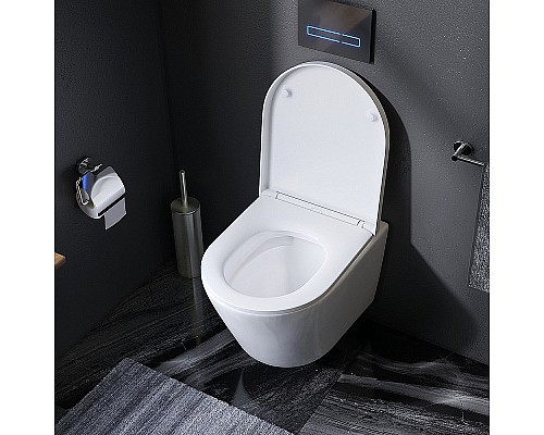 Унитаз AM.PM Sense FlashClean C741701SC подвесной с сиденьем Микролифт