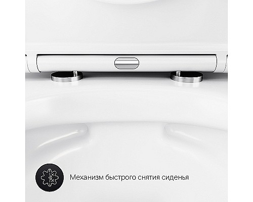 Унитаз AM.PM Sense FlashClean C741701SC подвесной с сиденьем Микролифт