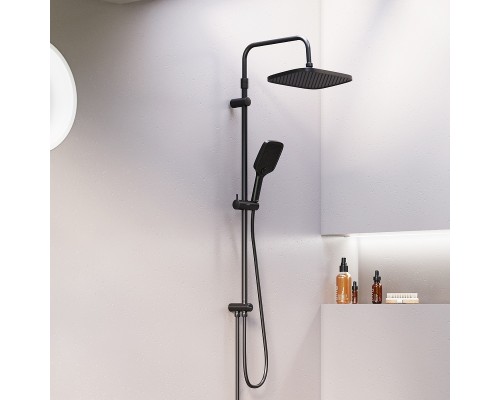 Душевая система Damixa Gala 953000300 Черная матовая