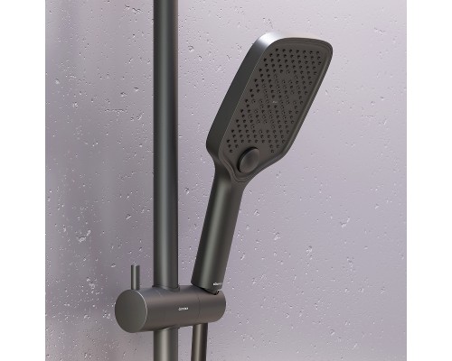 Душевая система Damixa Gala 953000300 Черная матовая