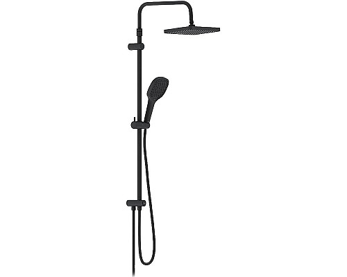 Душевая система Damixa Merkur 940000300 Черная матовая
