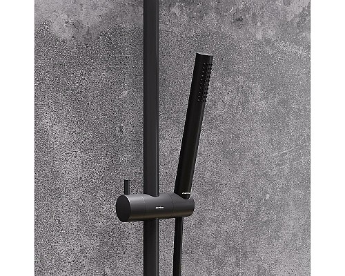 Душевая система Damixa Scandinavian Pure 936760300 с термостатом Черная матовая