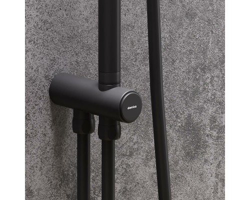 Душевая система Damixa Scandinavian Pure 936000300 Черная матовая