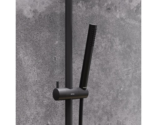 Душевая система Damixa Scandinavian Pure 936000300 Черная матовая