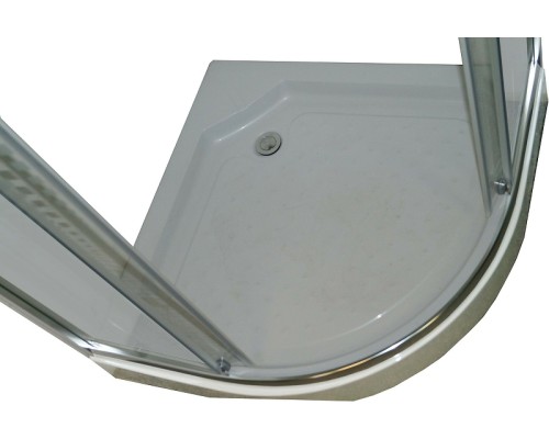 Душевой уголок Parly 90x90 Z9111 профиль Хром стекло прозрачное с рисунком