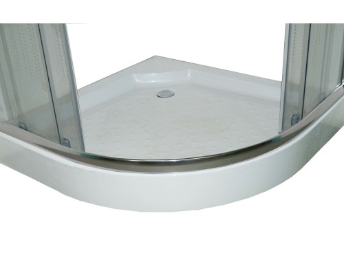 Душевой уголок Parly 90x90 Z9111 профиль Хром стекло прозрачное с рисунком