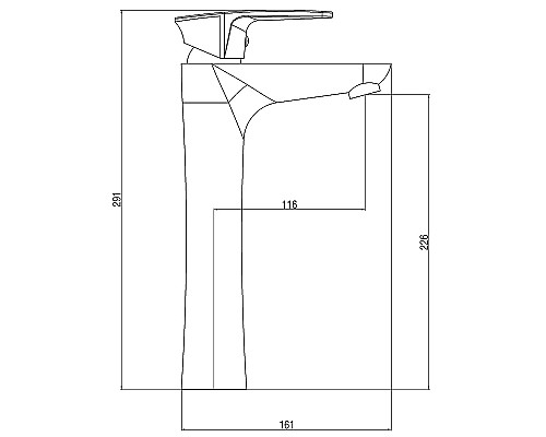 Смеситель для раковины Orange OneLife P09-121cr Хром