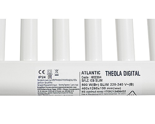 Электрический полотенцесушитель Atlantic Theola Digital NW 500W 40x125 002394 Белый Электрический полотенцесушитель Atlantic Theola Digital NW 500W 40x125 002394 Белый