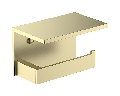 Держатель туалетной бумаги Timo Petruma 15243/17 Золото матовое