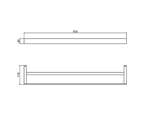 Полотенцедержатель Timo Petruma 15256/17 Золото матовое