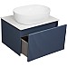 Тумба под раковину La Fenice Terra 60 FNC-01-TER-BG-60 подвесная Синяя матовая