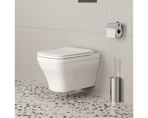 Унитаз Ambassador Benefit 203T20001R подвесной Белый глянцевый без сиденья