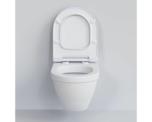 Унитаз Ambassador Nord 133T20101 подвесной Белый матовый без сиденья