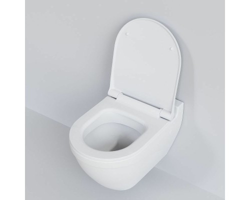 Унитаз Ambassador Nord 133T20101 подвесной Белый матовый без сиденья