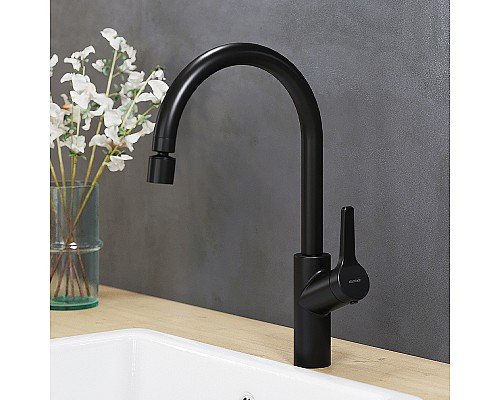 Смеситель для кухни Damixa Eclipse 310722300 Черный матовый