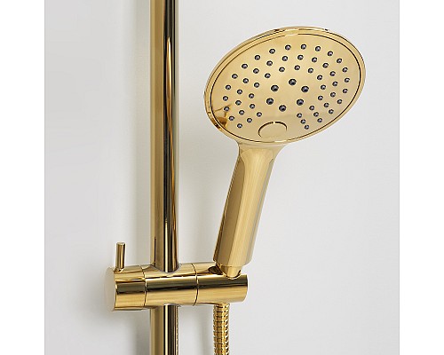 Душевая система WasserKRAFT A171.261.207.PG Золото глянцевое