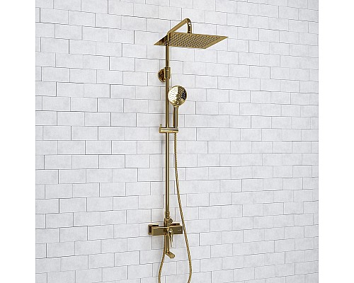 Душевая система WasserKRAFT A171.261.207.PG Золото глянцевое