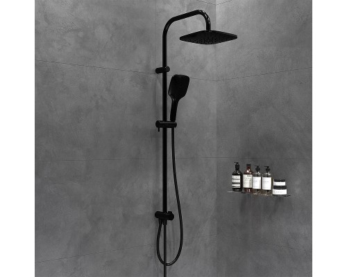 Душевая система Damixa Eclipse 931000300 Черная матовая