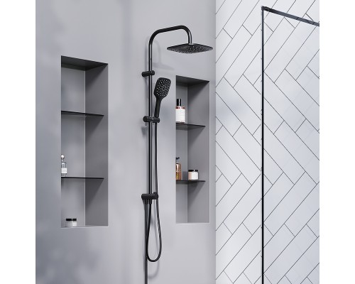Душевая система Damixa Eclipse 931000300 Черная матовая
