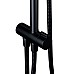 Душевая система Damixa Jupiter 977000300 Черная матовая
