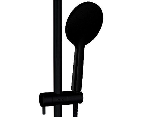 Душевая система Damixa Jupiter 977000300 Черная матовая