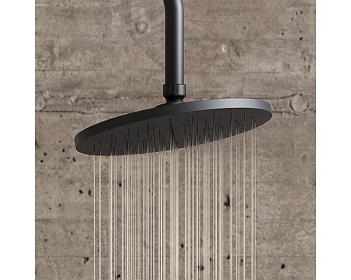 Душевая система Damixa Jupiter 977000300 Черная матовая