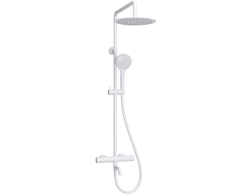 Душевая система WasserKRAFT A188.257.155.WM Thermo с термостатом Белая матовая
